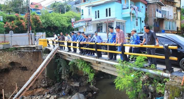 Tanggul Pinggiran Sungai Jebol, Dewan Turun Sidak