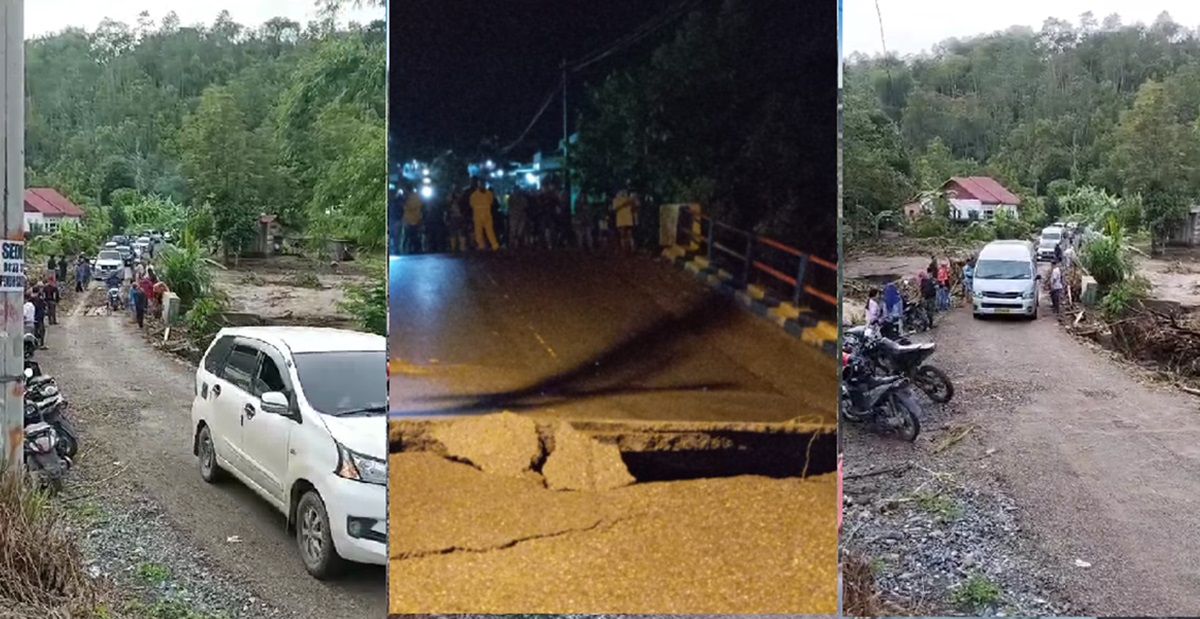 Ini Jalan Alternatif Kerinci-Bangko Pengganti Jembatan Tamiai yang Ambruk