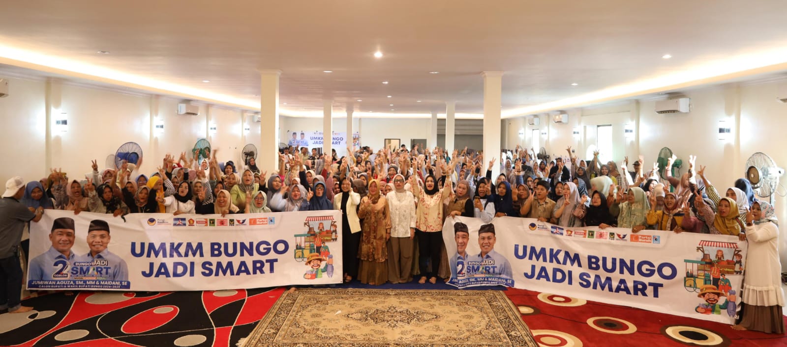 Ratusan Penggerak Ekonomi Rakyat Berjuang Bersama UMKM Bungo JADI SMART