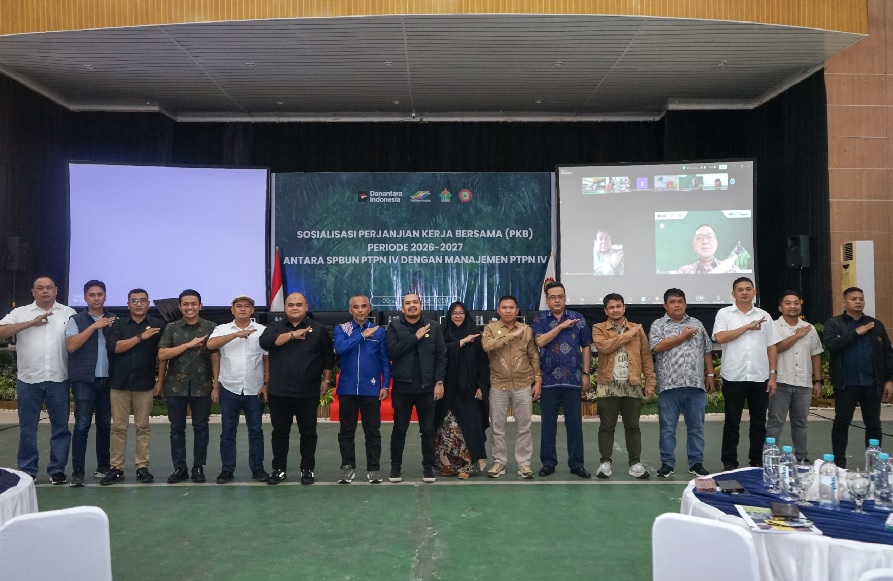 Karyawan Senang Hasil PKB PTPN IV Regional IV dan SPBUN