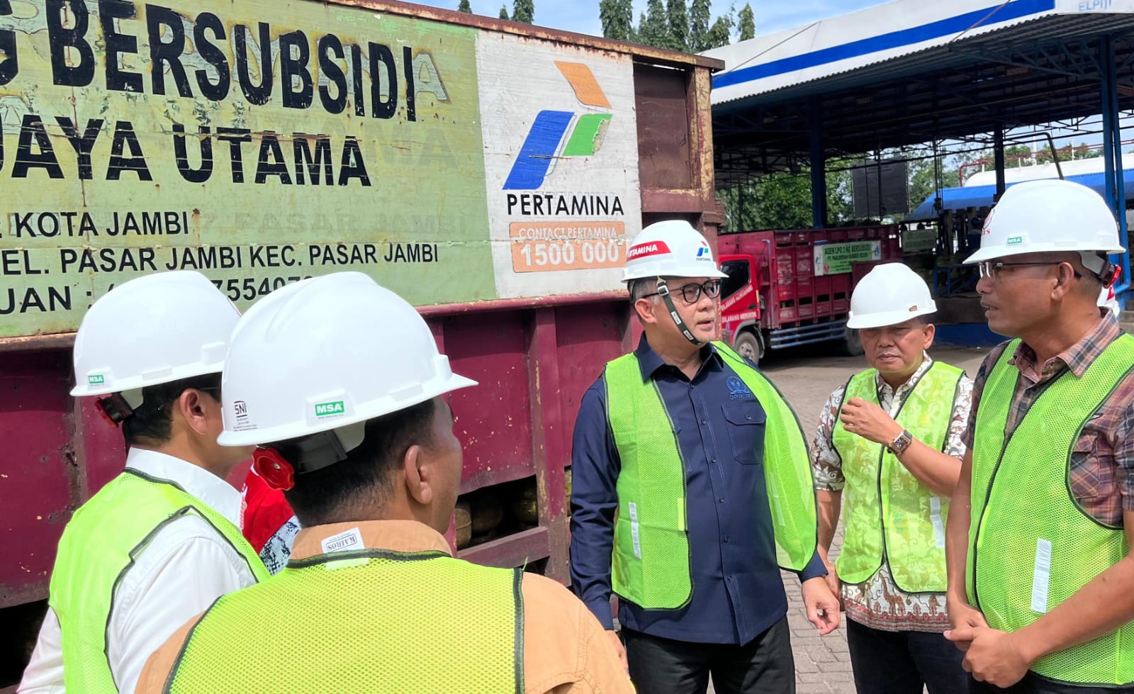 Tinjau Ketersediaan Gas 3 Kg dan Kecukupan Suplay BBM di Jambi Jelang Nataru, Fasha: Pasokan untuk Masyarakat 