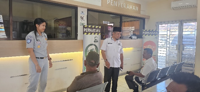 Kepala PT Jasa Raharja Cabang Jambi Kunjungi Samsat Kerinci