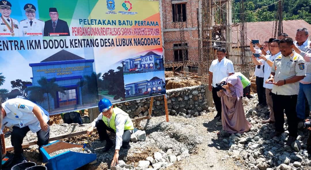 Kerinci Bangun Gedung Sentra IKM Dodol Kentang dan Pasar Rakyat