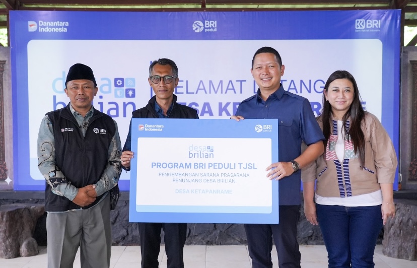 BRI Peduli Salurkan Bantuan untuk Desa Ketapanrame