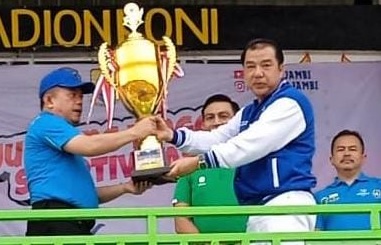 H Mukti: Pertahankan Merangin Duta Bola Jambi,  H Al Haris Buka Kejuaraan Sepak Bola Gubernur Cup 2024