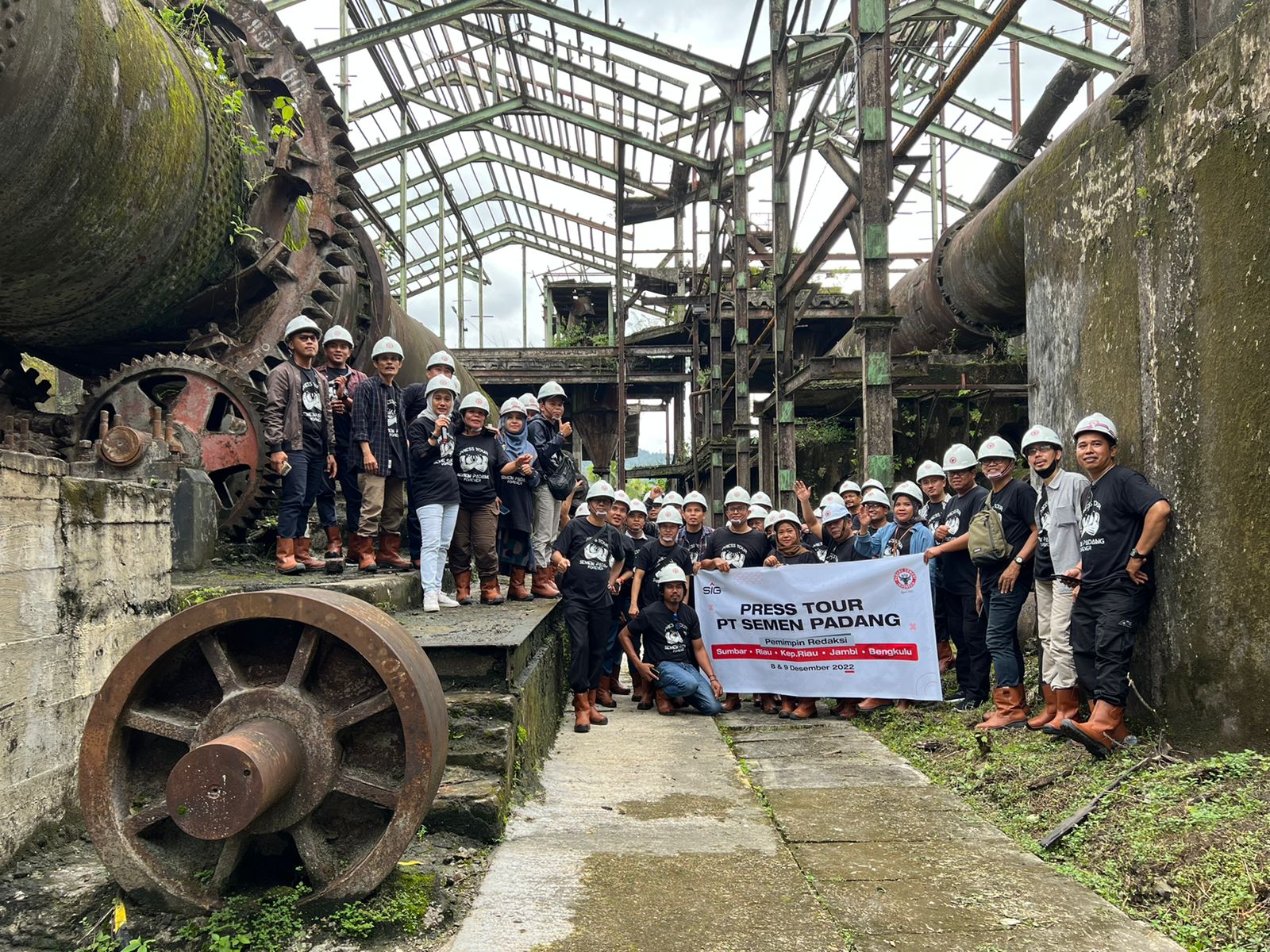 Berkunjung ke Semen Padang, Pemimpin Redaksi dari 5 Provinsi di Sumatera Eksplorasi Indarung I