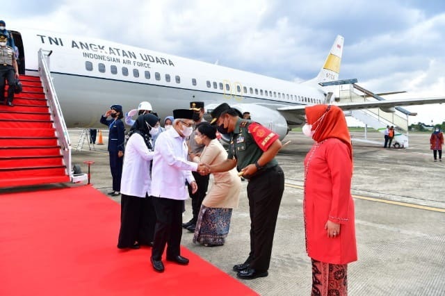 Komandan Korem 042/Gapu Sambut Kunker Wapres RI di Jambi