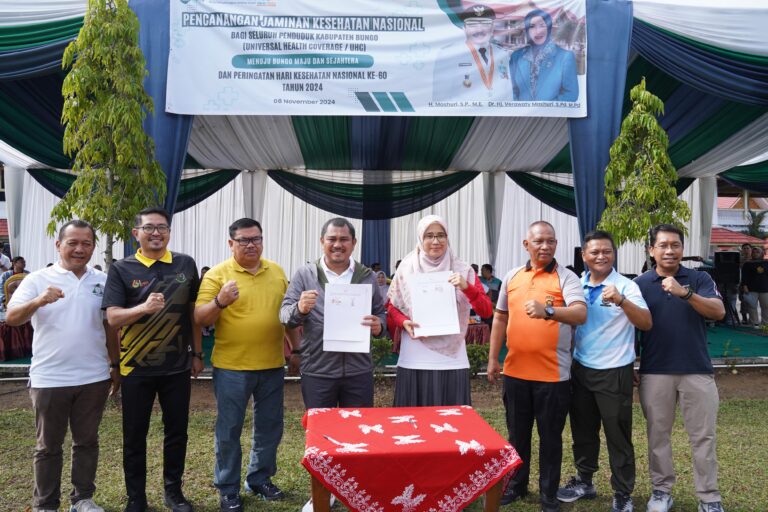 Bupati Mashuri Umumkan Pencapaian UHC Kabupaten Bungo, Jamin Kesehatan Warga