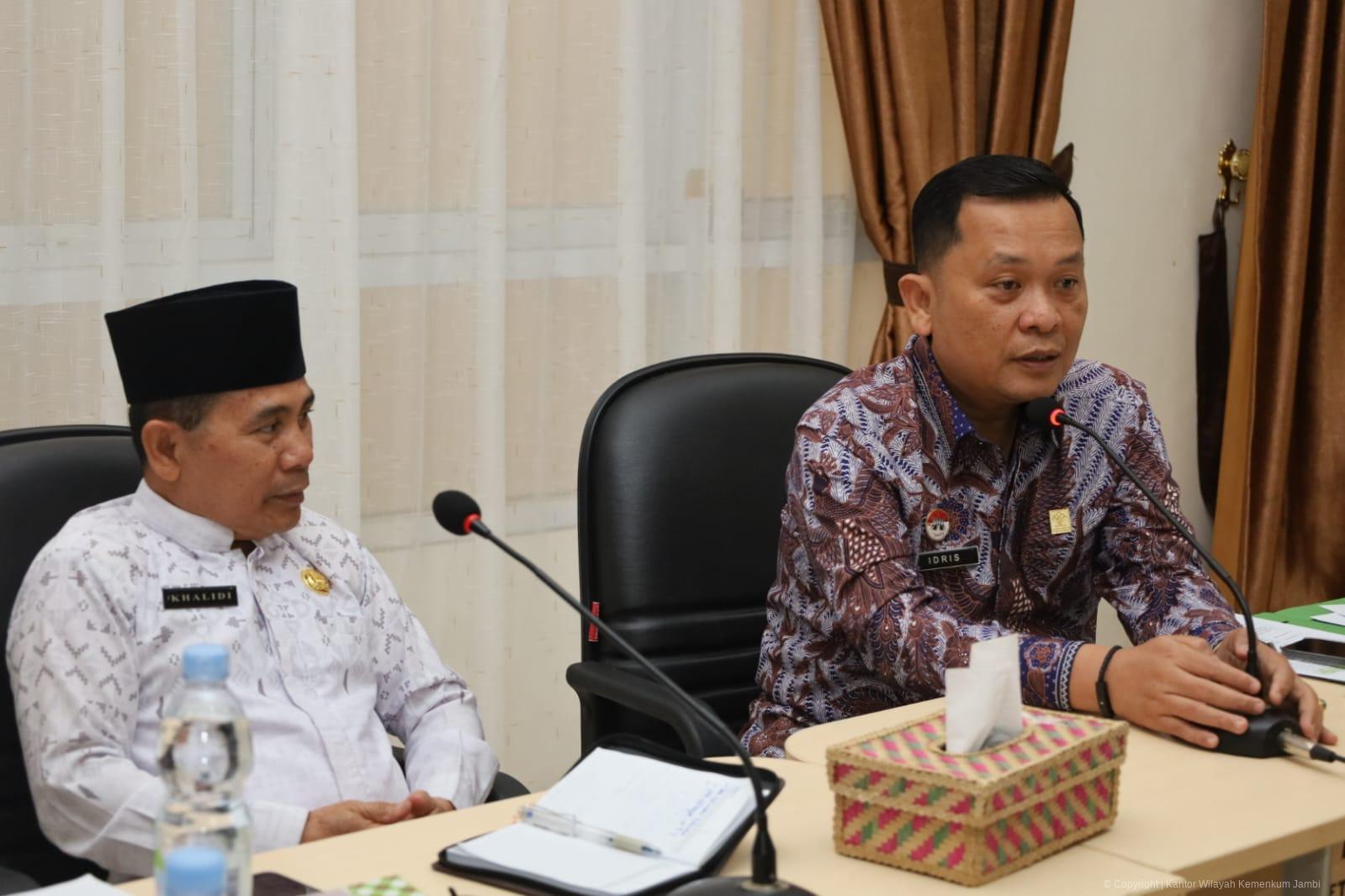 Kanwil Kemenkum Jambi - Pemkab Kerinci Jalin Koordinasi Penyusunan Dokumen IG Beras Payo Koerintji 