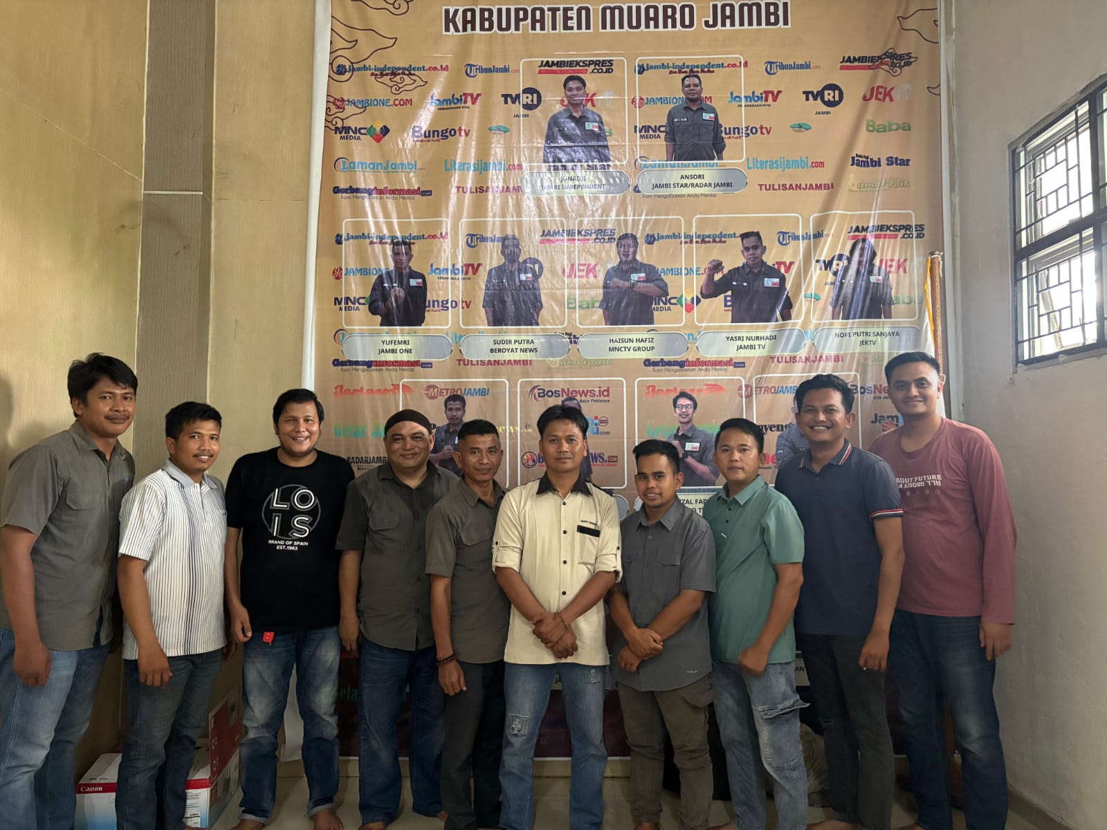 Junaidi Kembali Dipercaya Pimpin SMSI Muaro Jambi Periode 2025–2028