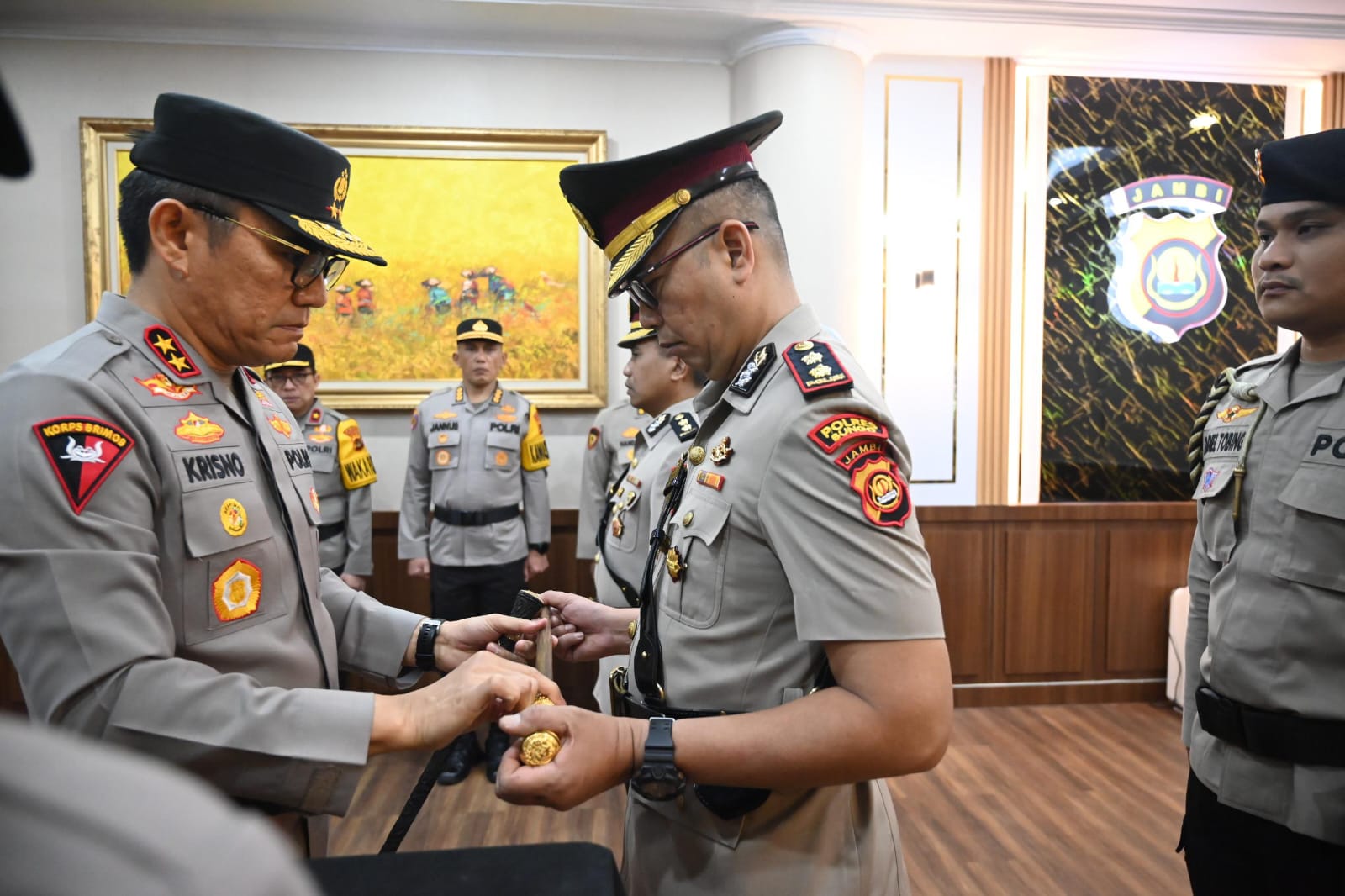 Kapolda Jambi Pimpin Sertijab Kapolres Bungo yang Baru