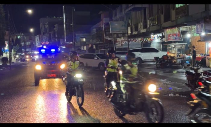 Patroli Skala Besar Tim Gabungan Pastikan Kantibmas di Wilayah Bungo