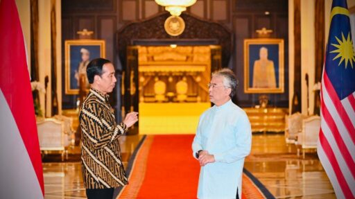 Presiden Jokowi dan Ibu Iriana Bertemu Raja Malaysia di Istana Negara Kuala Lumpur