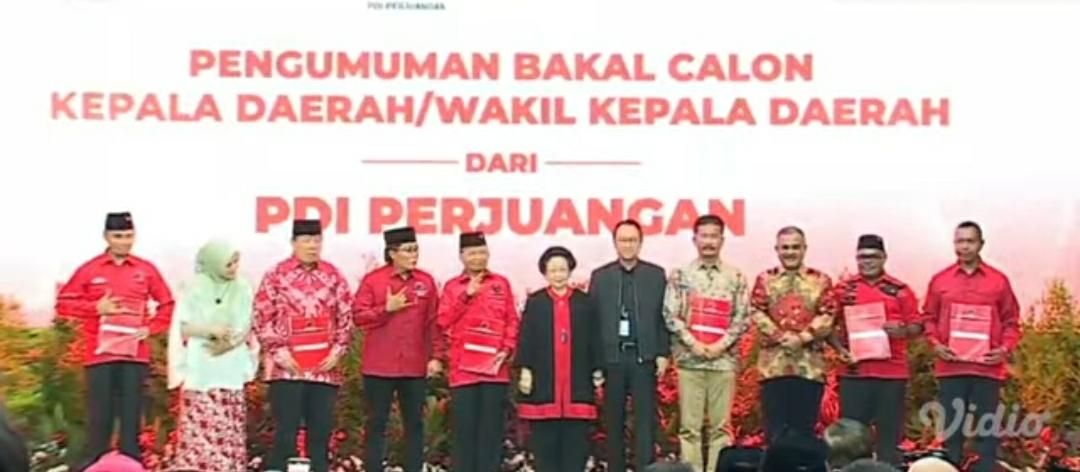 PDIP Resmi Dukung Haris-Abdullah Sani di Pilgub Jambi