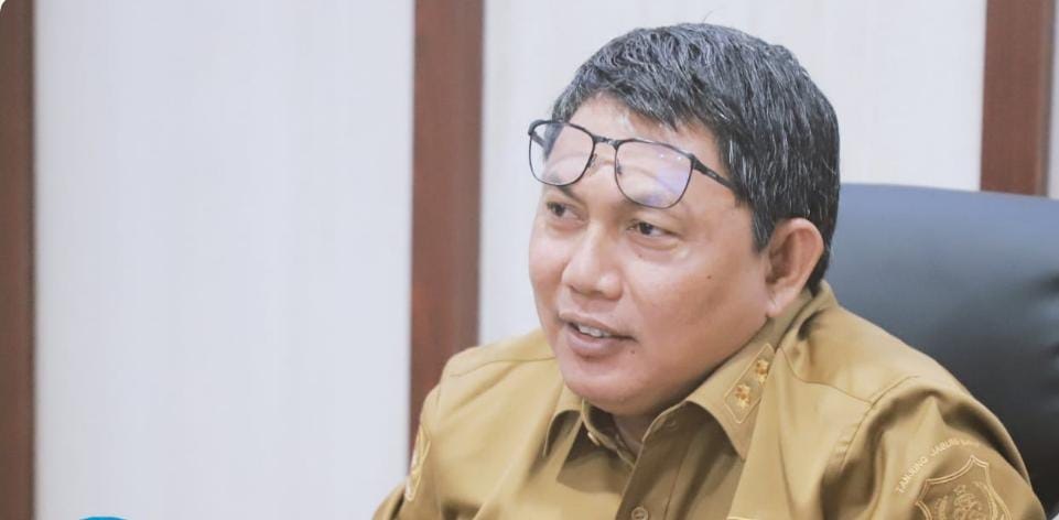 Wakil Bupati Tanjab Barat Ikuti Sosialisasi SPI Tahun 2023 Secara Virtual