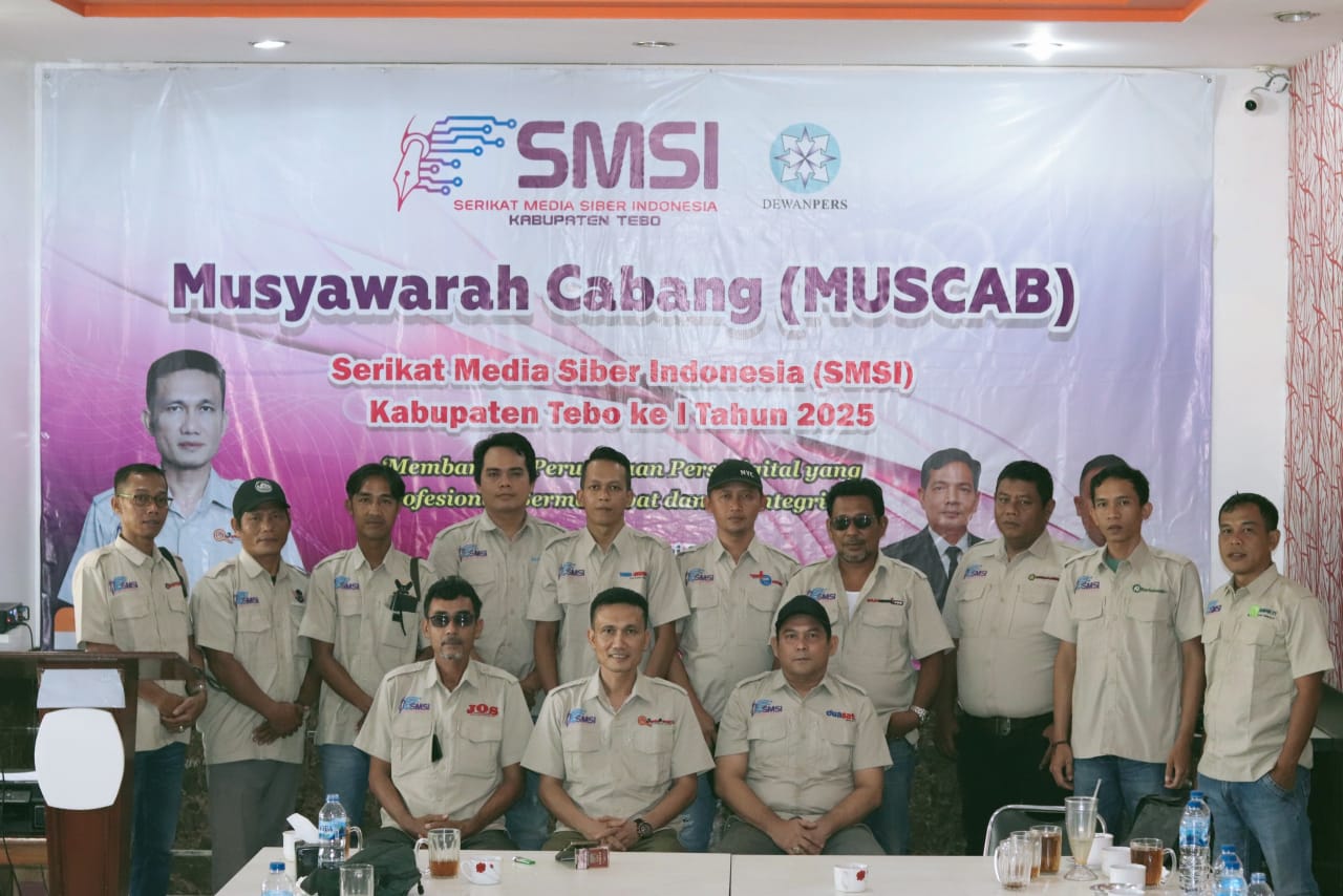 Muscab! Liga Marisa Kembali Pimpin SMSI Tebo Periode 2025- 2028