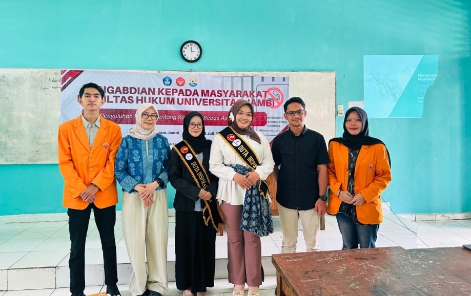 FH Unja Edukasi 1.000 Lebih Pelajar SMAN 1 Muaro Jambi soal Kawasan Tanpa Rokok