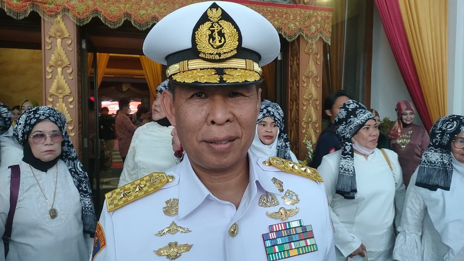 Jenderal Bintang Dua AL Hadiri HUT Provinsi Jambi ke-66, Ini Pesan Laksmana Muda Nazali Lempo 