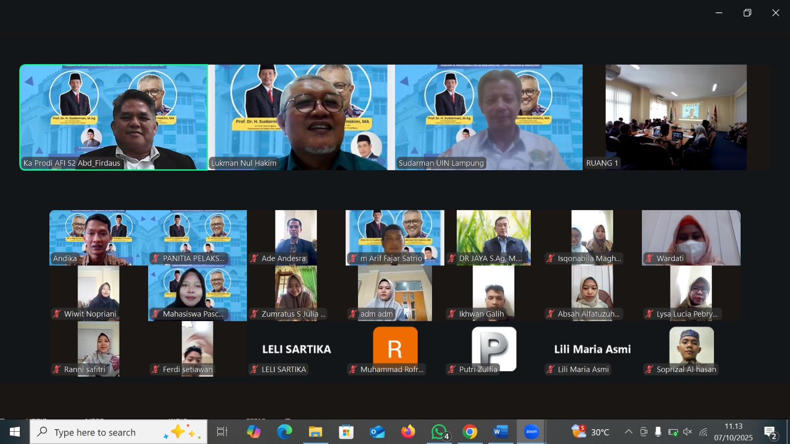 Kuatkan Prespektif Mahasiswa, Magister AFI UIN STS Jambi Adakan Kuliah Umum