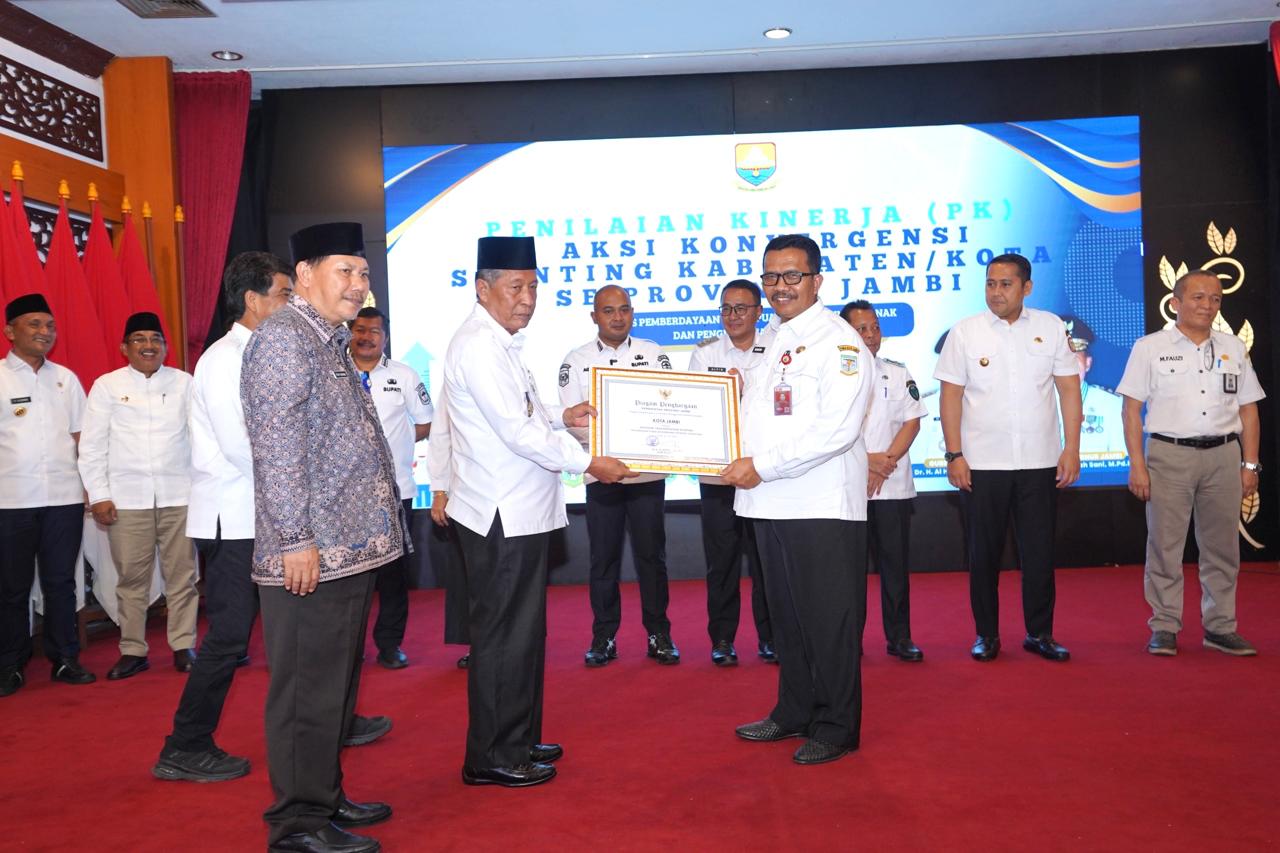 Diganjar Penghargaan Tren Penurunan Stunting Terbaik,Kota Jambi Buktikan Komitmen Hadirkan Anak Bebas Stunting