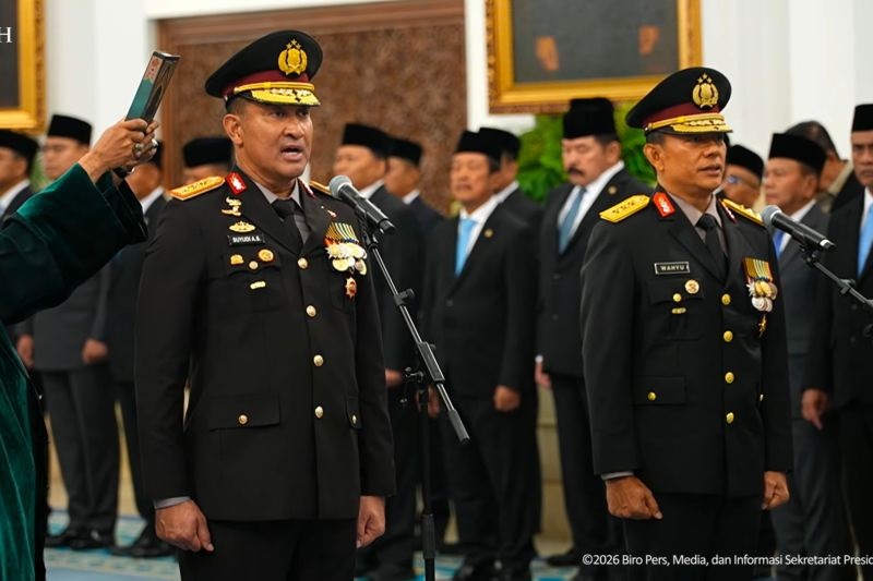 Jenderal Pol. Suyudi Ario Seto Resmi Dilantik Presiden Prabowo Sebagai Kapolri Baru