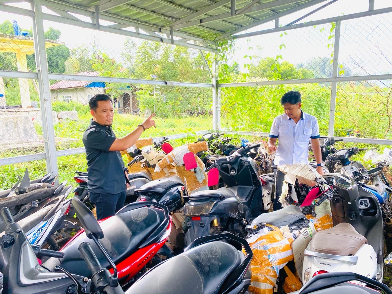 Puluhan Sepeda Motor Bodong dari Pulau Jawa Masuk Kerinci, Siapa Pemiliknya?