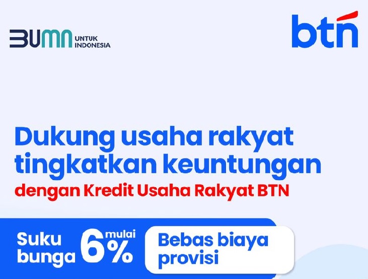 Tabel KUR BTN Mei 2025, Pinjaman Rp 15 Juta Cicilan Hanya Rp 200 Ribuan, Begini Syarat-Syaratnya
