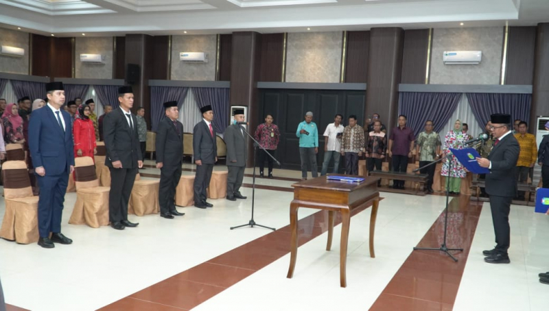 Wakil Bupati Tebo Lantik Pejabat Eselon Dua Hasil Seleksi JPT, Berikut Nama-Namanya
