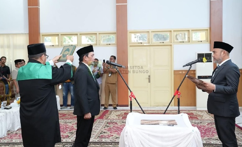 Resmk Dilantik, Dedy Putra Warning PJ Sekda Bungo