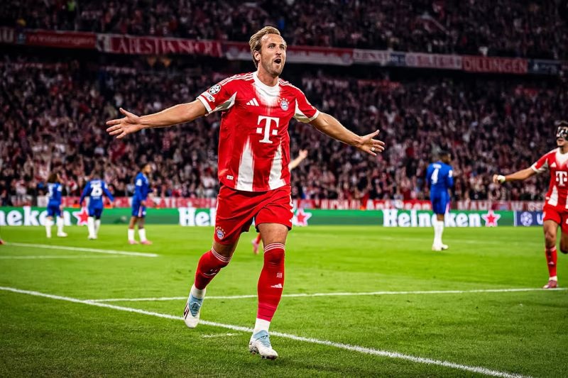 Kane Cetak Dua Gol, Bayern Muenchen Hajar Chelsea 3-1