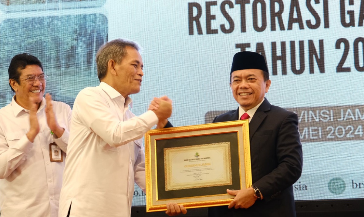Jambi Jadi Acuan Restorasi Gambut Nasional, Al Haris Raih Penghargaan