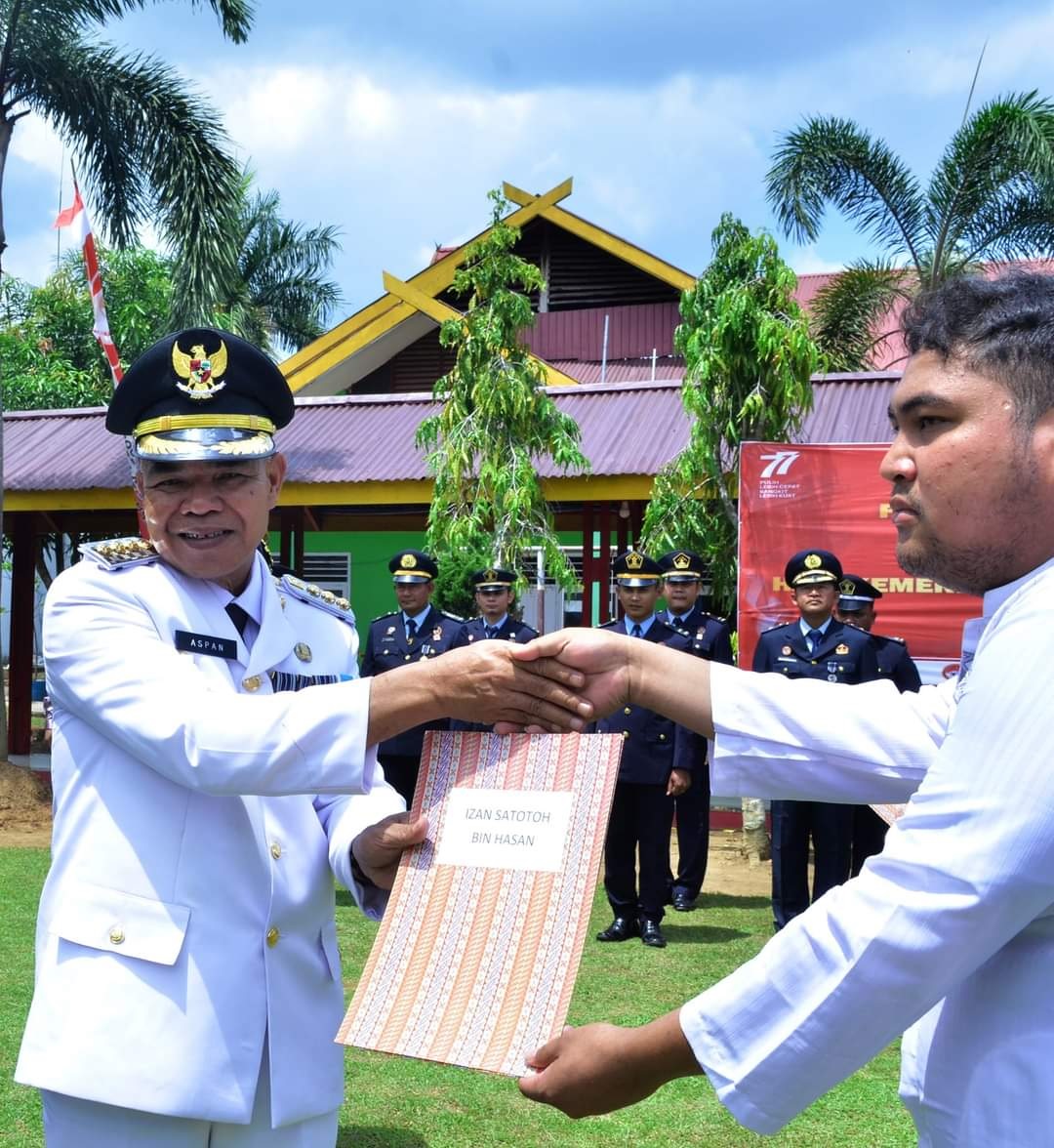 Pj. Bupati Aspan Serahkan Remisi 293 Warga Binaan Lapas Tebo