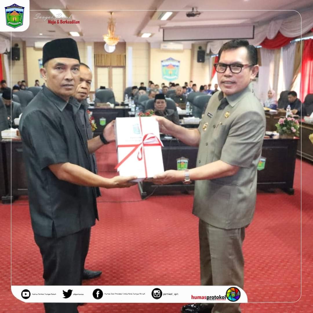 Wako Ahmadi Sampaikan Ranperda Pertanggungjawaban APBD TA 2022