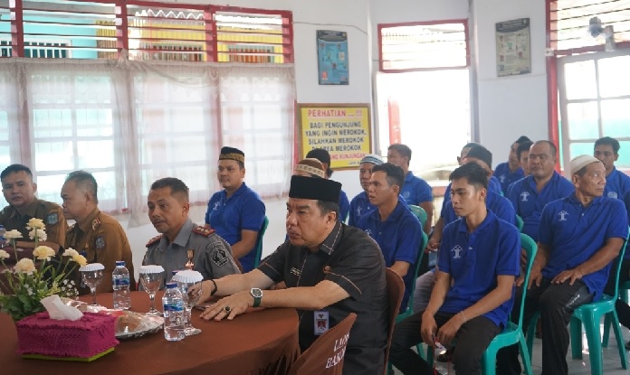 PJ Merangin Bersama Kalapas Kelas 2 B Bangko,Buka Pelatihan Kemandirian Bersertifikat