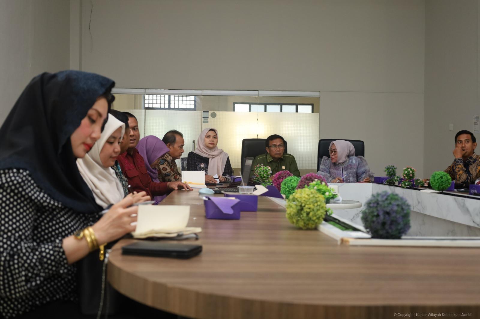 Kunker DPRD Tanjabtim ke Kanwil Kemenkum Jambi, Konsultasikan Propemperda 2026
