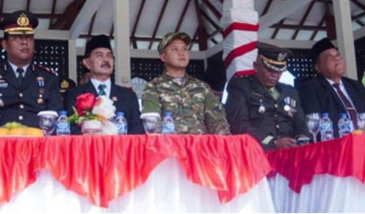 Bupati Merangin Ikuti Upacara HUT ke-80 TNI di Sarolangun