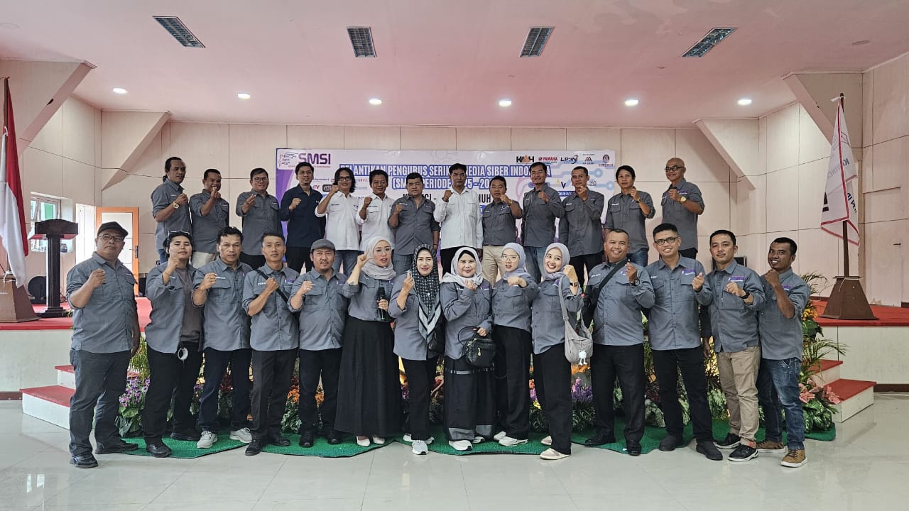 Pelantikan Pengurus SMSI Kerinci–Sungai Penuh Periode 2025–2028 Berlangsung Sukses