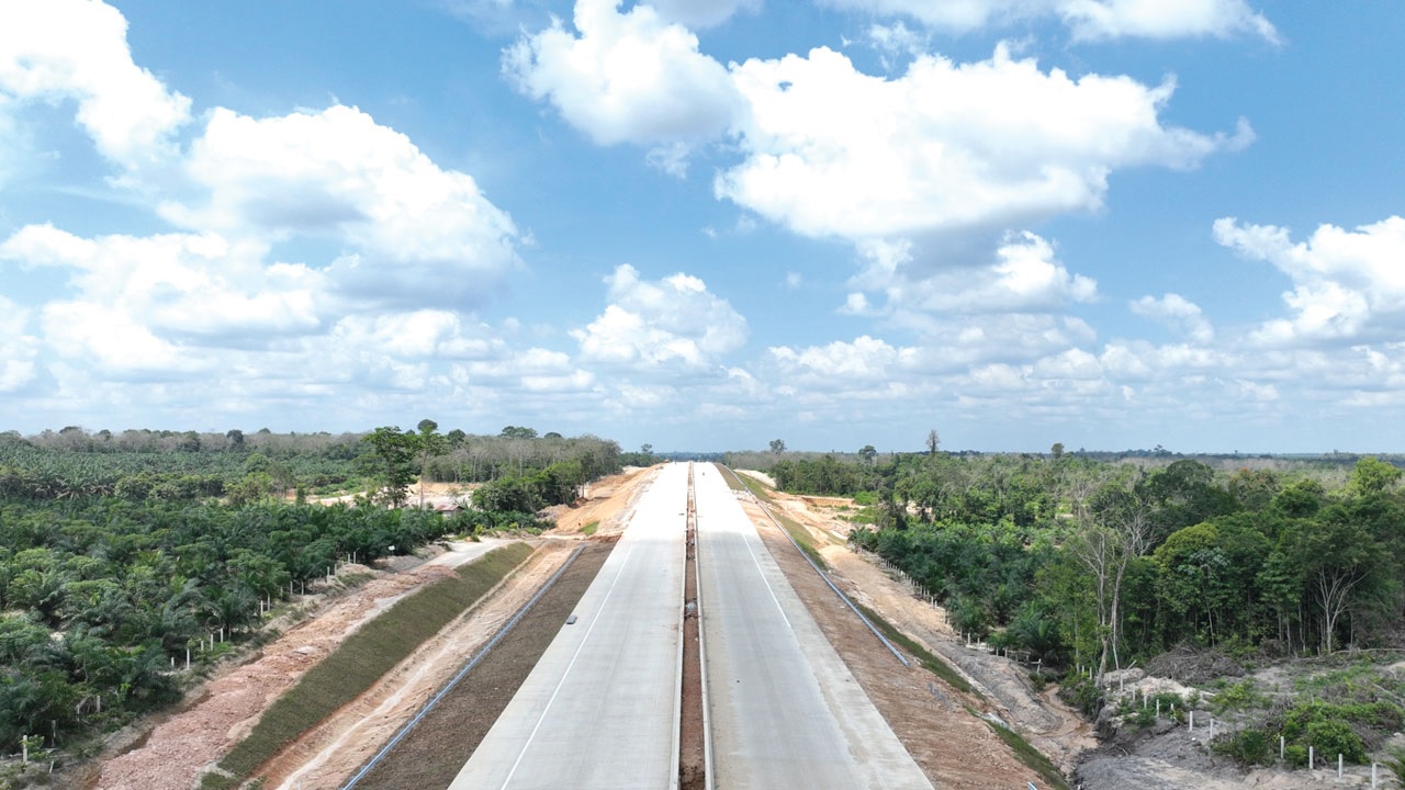 Sah! Jalan Tol Tempino-Pijoan Kelar 25 Juli 2025, Minggu Depan Sudah Uji Layak Fungsi 