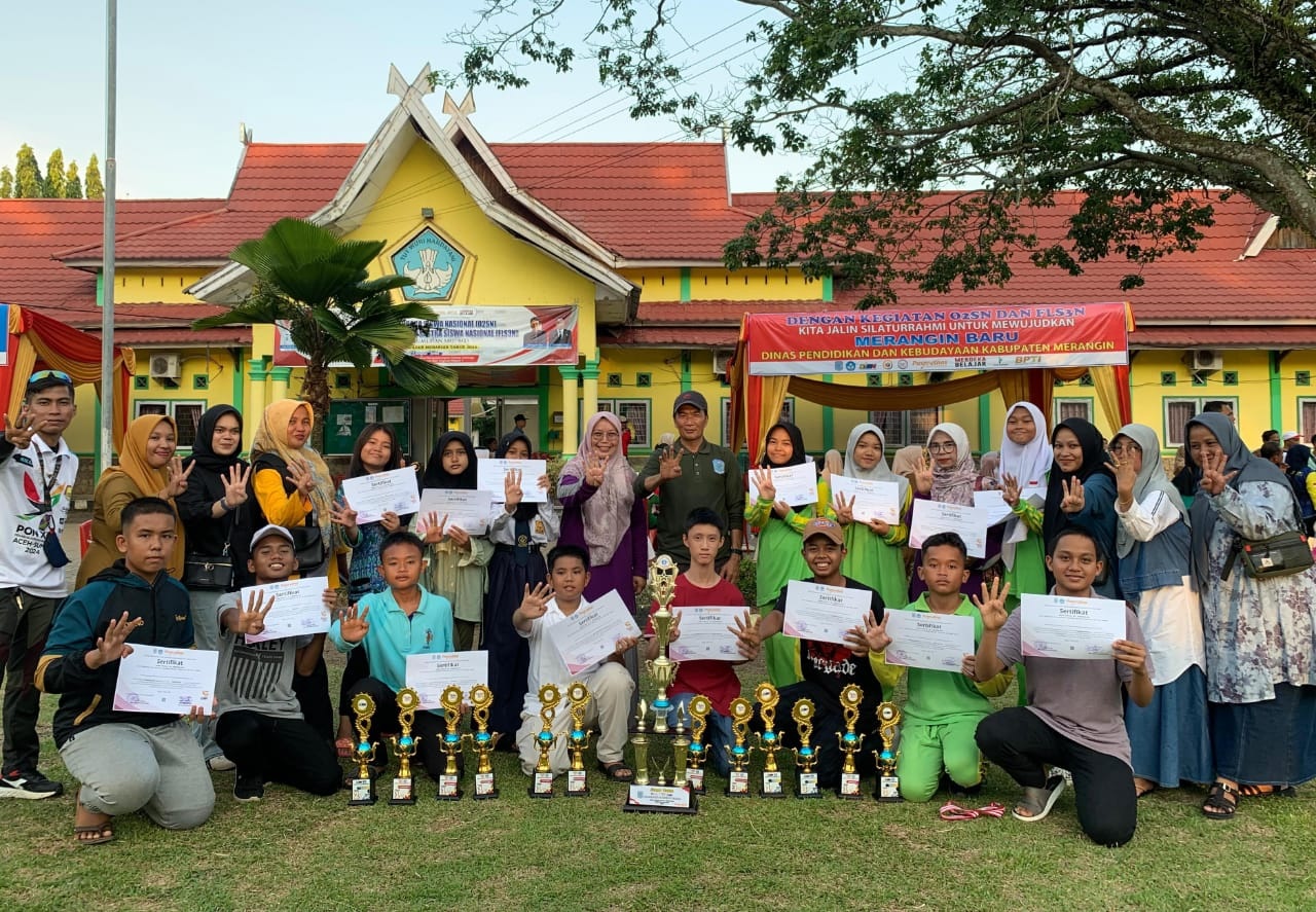 O2SN dan FLS3N Kab. Merangin 2025 Resmi Ditutup, SMPN 4 Merangin dan Kec. Bangko Raih Juara Umum