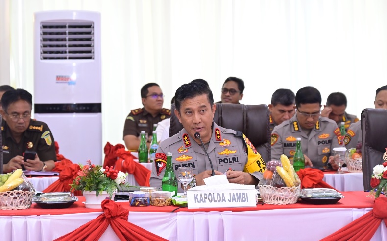 Kunjungan Kerja Reses Komisi III DPR RI, Kapolda Jambi Minta Usul Untuk Menyelesaikan PETI di Wilayah Jambi