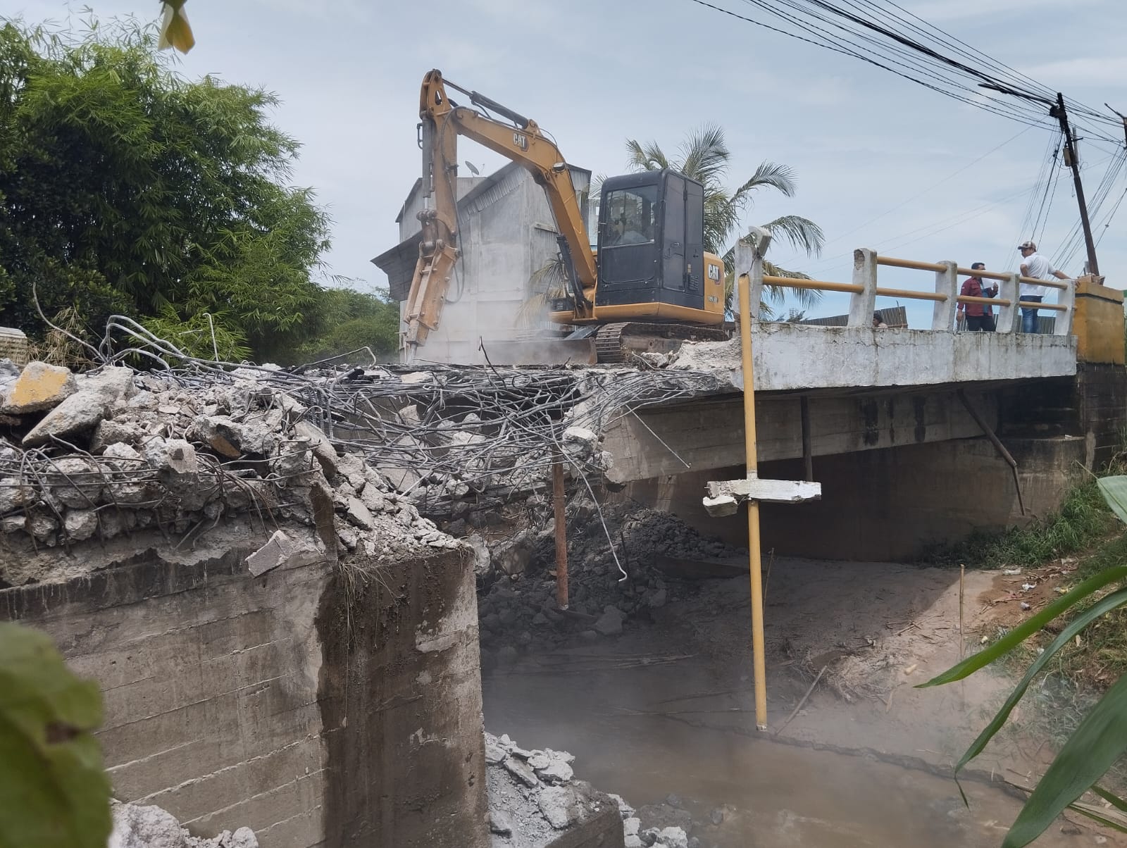 Jembatan Sari Bakti Mulai Dibangun Ulang, Pemkot Jambi Kucurkan Rp4,1 Miliar