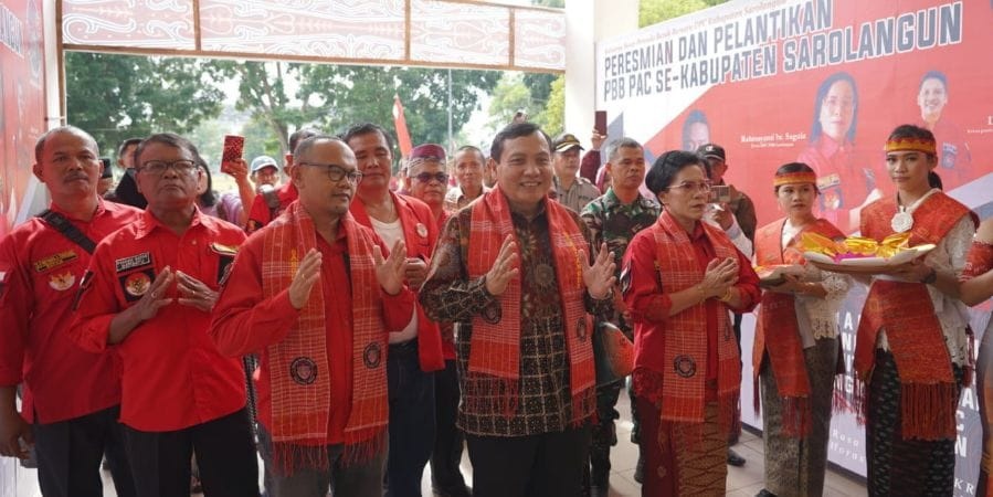 Hadiri Pelantikan PAC PBB, PJ Bupati Sarolangun Sebut Pemuda Batak Aset Sarolangun