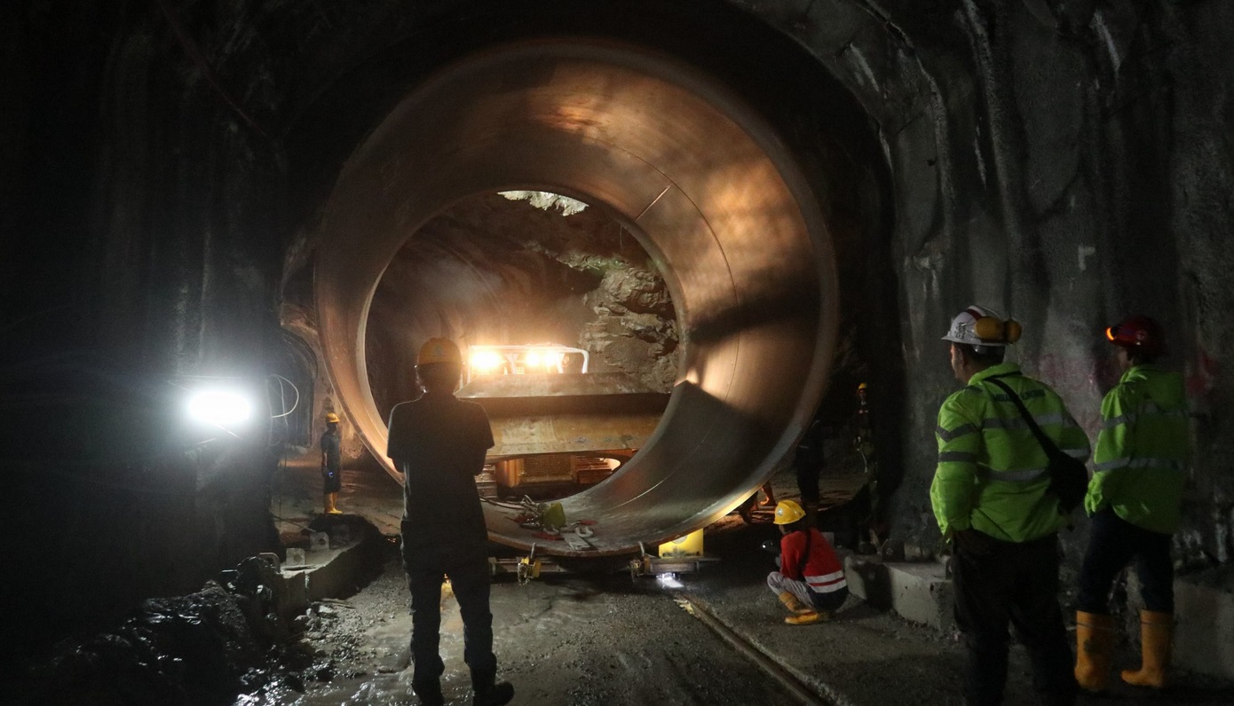 Terowongan PLTA Kerinci Sudah Tembus Digali, Progres Proyek Capai 63,7 Persen