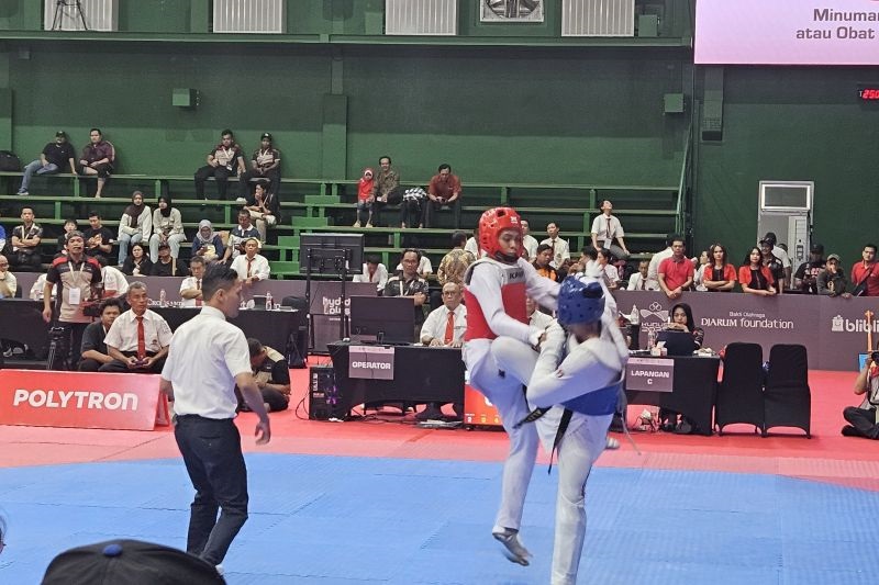 Tanding di Kudus, Taekwondoin Jambi Raih Perak PON Bela Diri