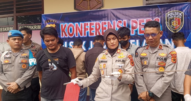 Polsek Jambi Selatan Tindak Pelaku Tawuran Remaja, Satu Terancam Hukuman