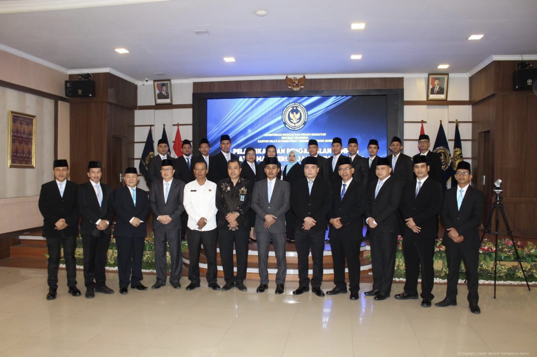 Kanwil Kemenkum Jambi Lantik Pejabat di Lingkungan Dirjen Imigrasi