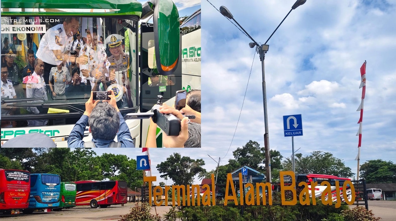 Kemenhub Terapkan Teknologi TOS, di Terminal Alam Barajo, Bus Tak Perlu Lagi Antre Ramcek Manual
