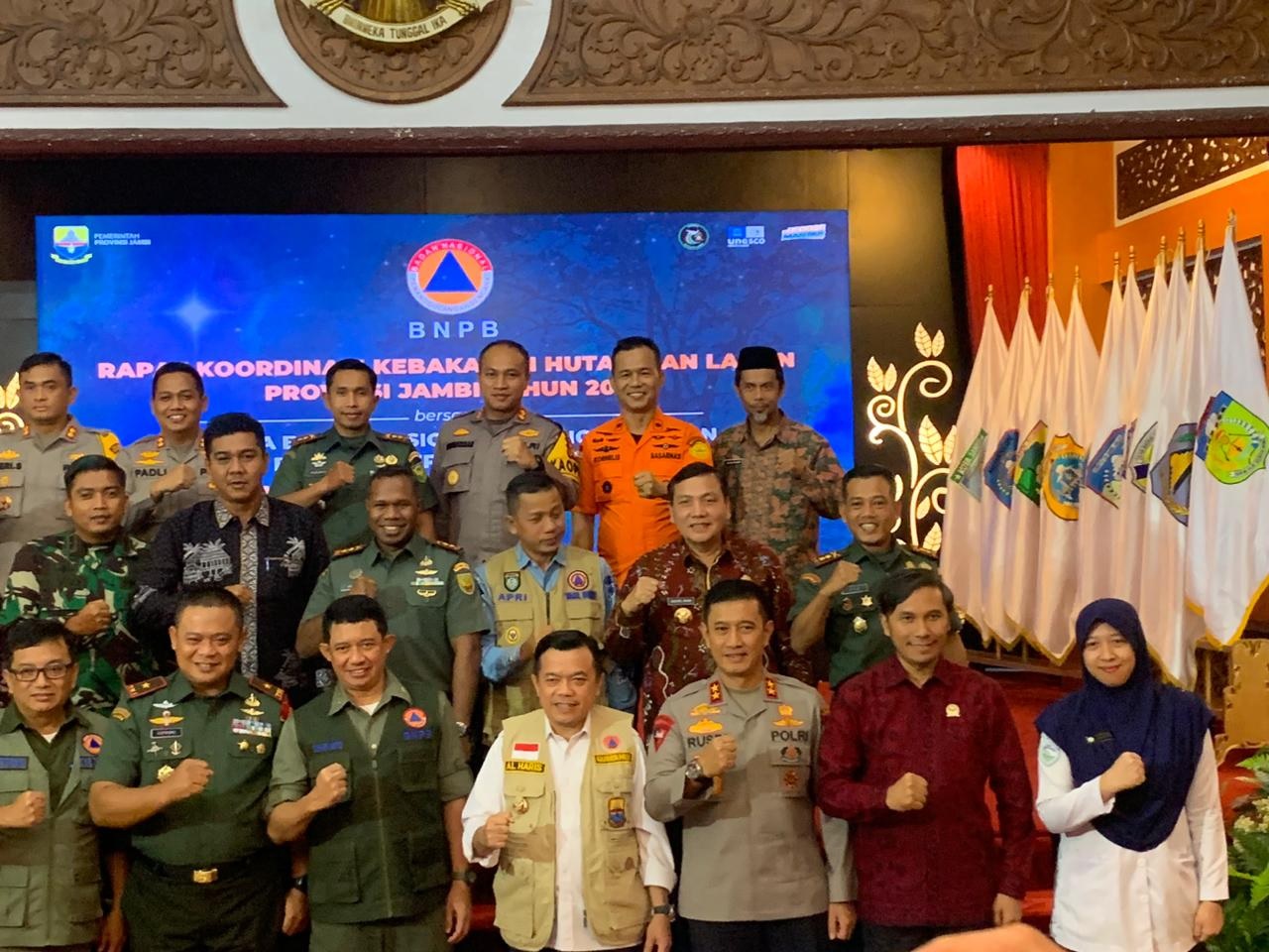 Rapat Bersama BNPB, Edi Purwanto: Soal Karhutla Bukan Lagi Masalah Daerah Tapi Urusan Negara.