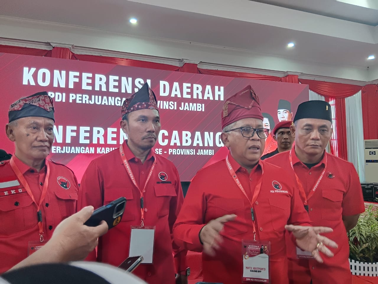 Edi Purwanto Nahkodai PDIP Jambi Periode 2025-2030, Hotman Sekretaris dan Ratu Munawaroh Bendahara