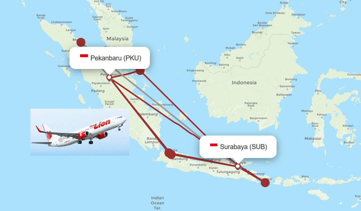 Orang Riau Bisa ke Surabaya 4 Jam Sampai Tanpa Transit Tanpa Ribet Mulai 12 Januari